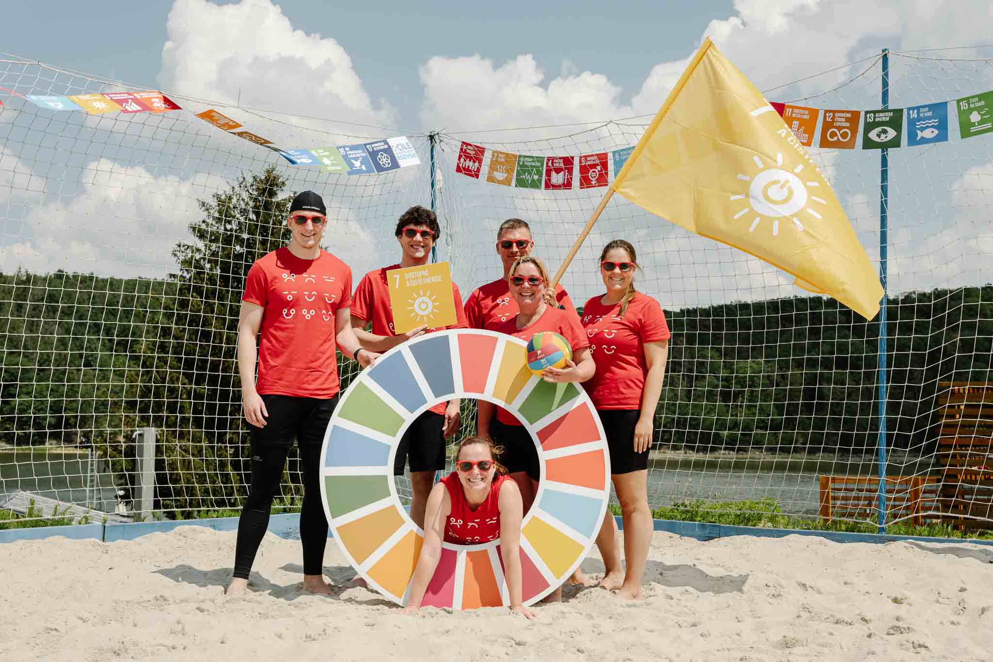 Tým NFSK na SDGs Beach Volleyball Cupu 2022